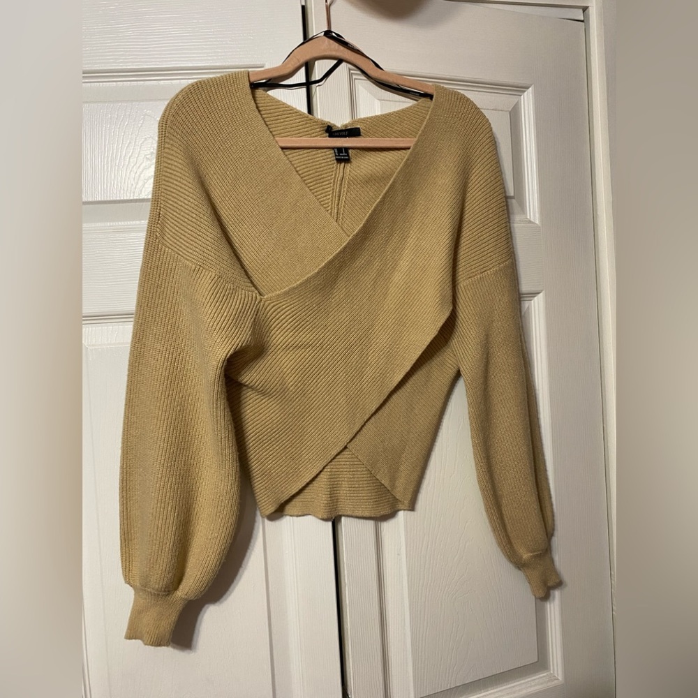 F21 criss cross sweater